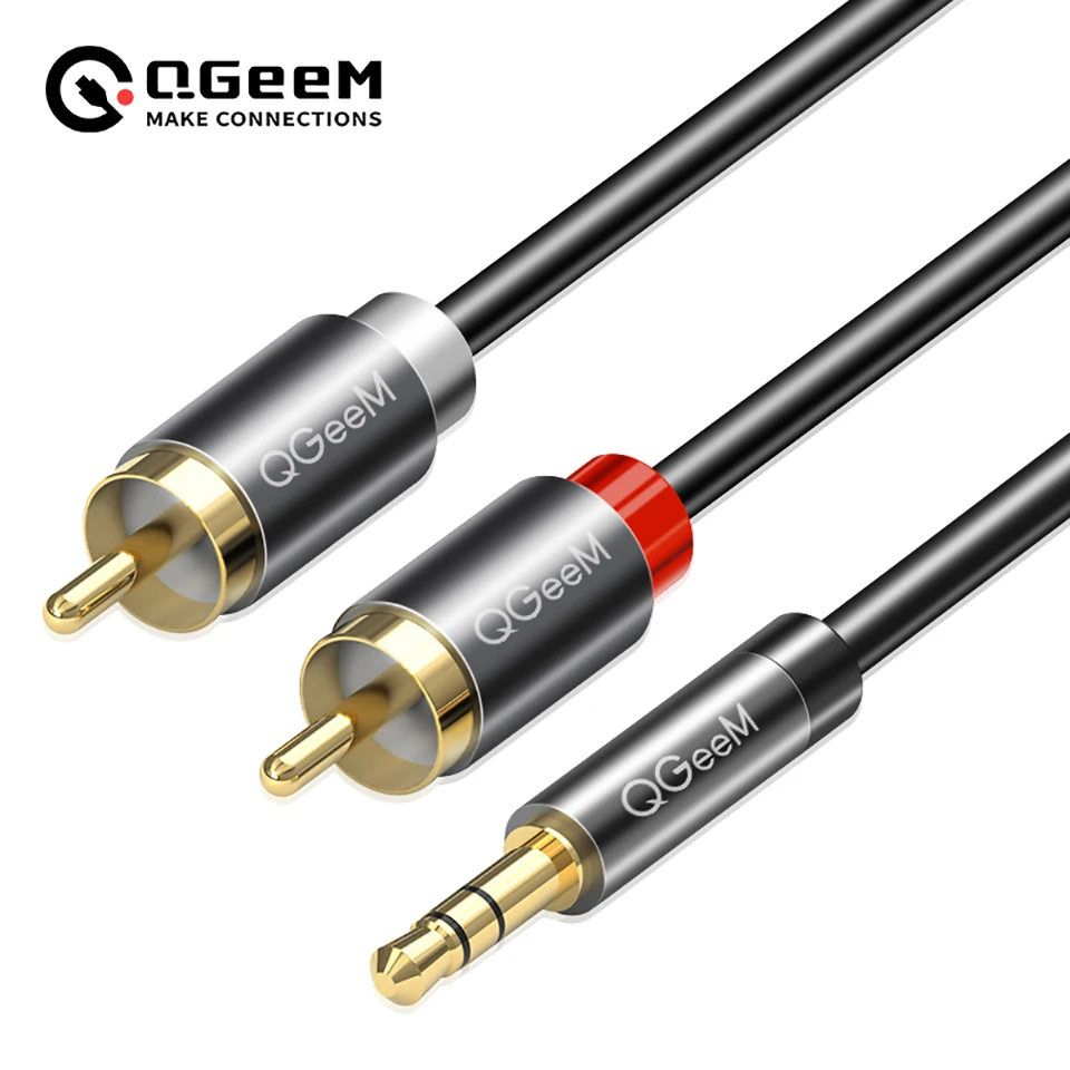 Home Cinema Hall - Câble RCA QGeeM 2RCA vers 3.5mm,