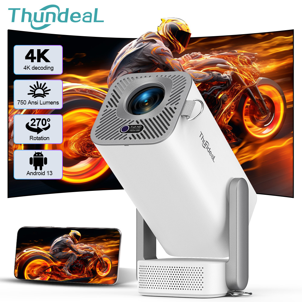Home Cinema Complet - ThundeaL 4K Android Full HD projecteur