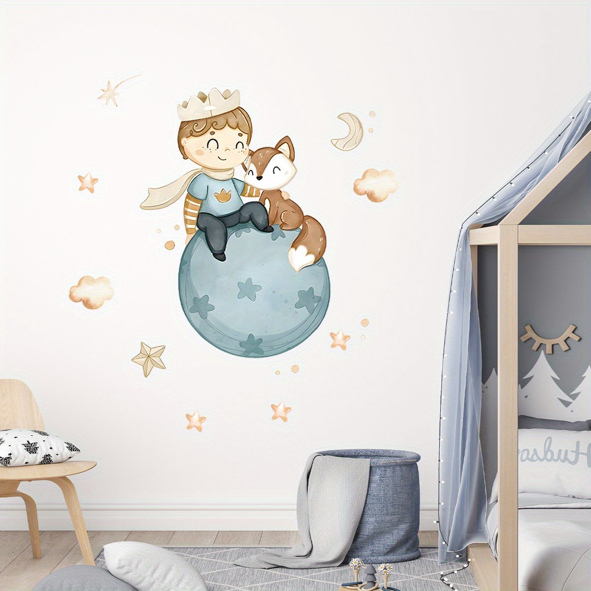 Home Cinema Room - Dessin animé mignon Prince renard ballon