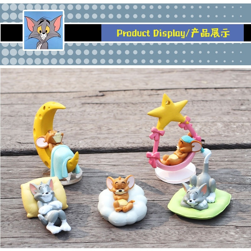 Jerry Home Cinema - Ensemble de figurines miniatures, jouets de