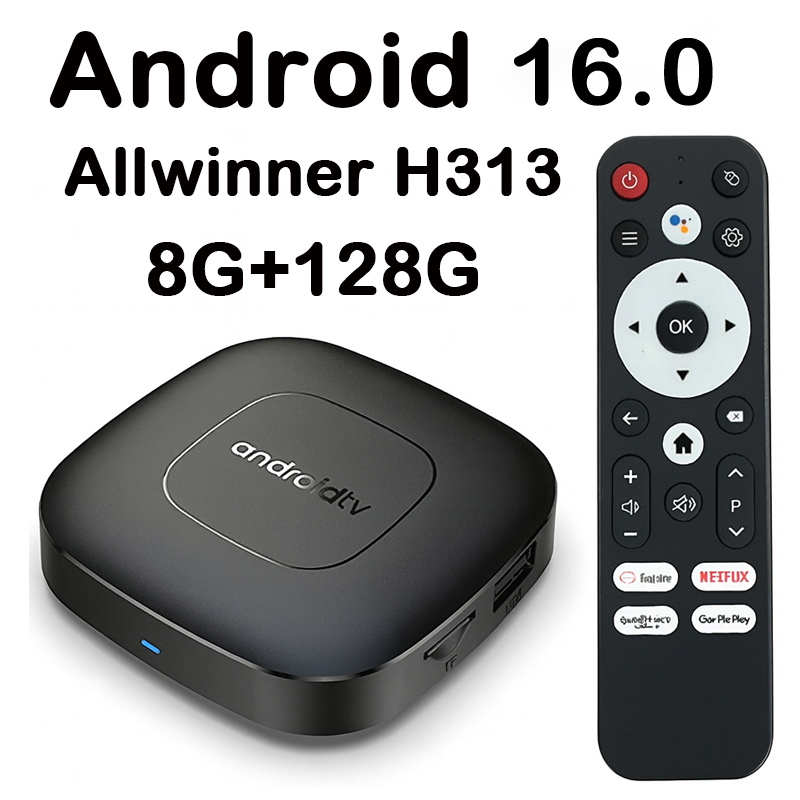 Home Cinema Media Player - Boîtier TV intelligent Android TV 16