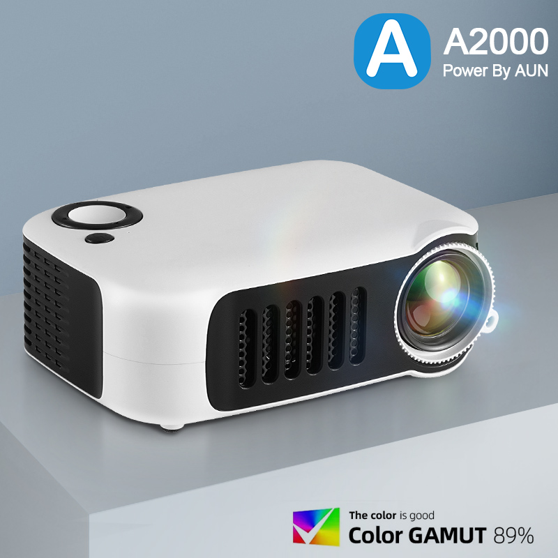 Home Cinema Videoprojecteur - AUN Projecteur LED portable pour home