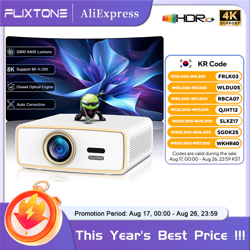 Home Cinema Complet - Flixtone E900 MINI Projecteur Portable Full