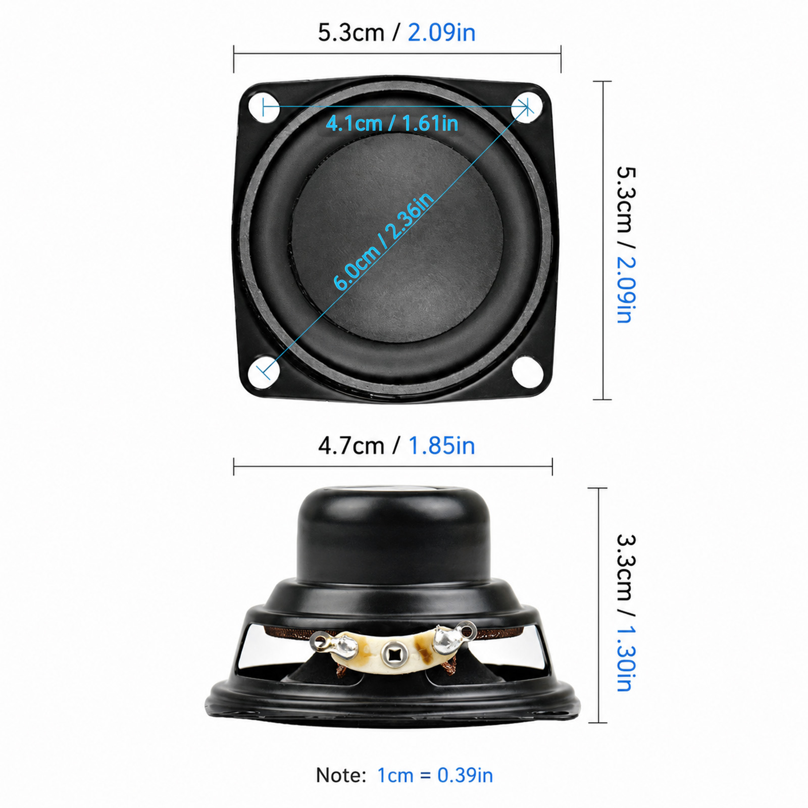 2 pièces 2 pouces Mini haut-pa - Home Cinema Complet avis et prix