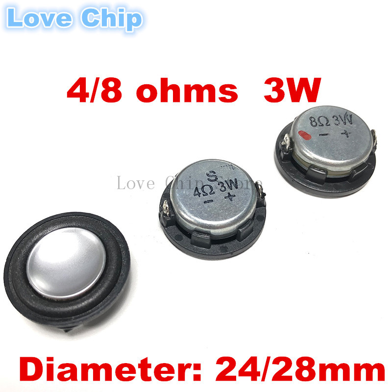 4 Ohms 8 Ohm 2/3W 24mm gamme c - Home Cinema Complet avis et prix