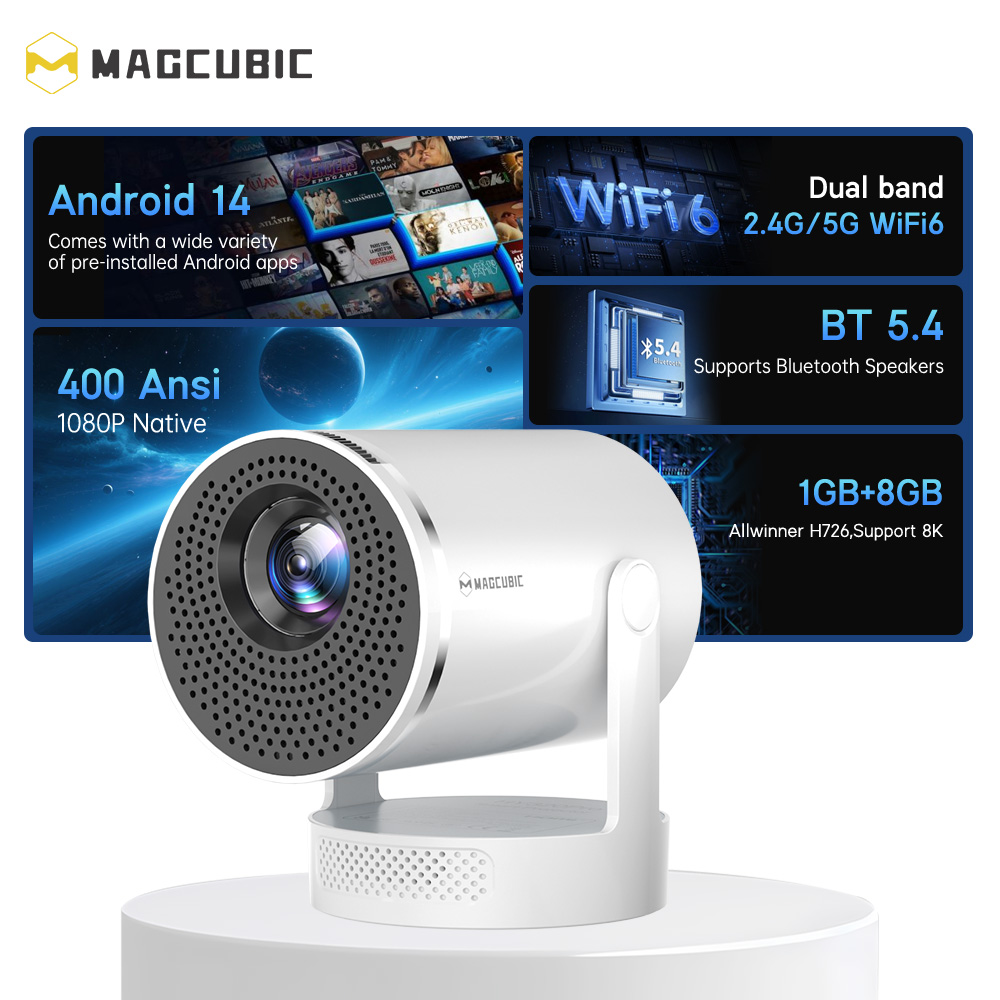 Projecteur Magcubic Android 14 - Home Cinema Complet avis et prix