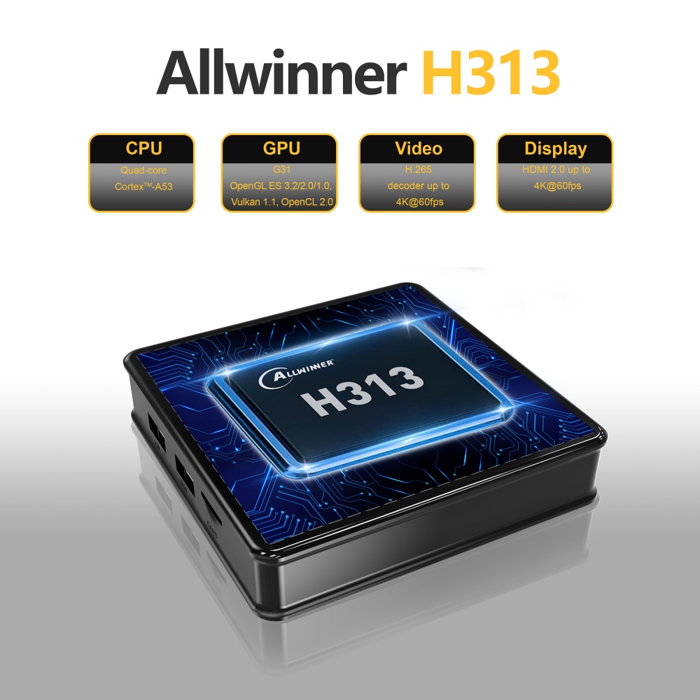Boîtier TV Wudung X5 AndroidTV - Home Cinema Media Player avis et prix
