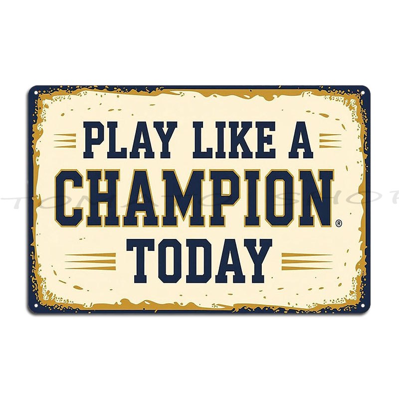 Plaque métallique « Jouez comm - Home Cinema Today avis et prix