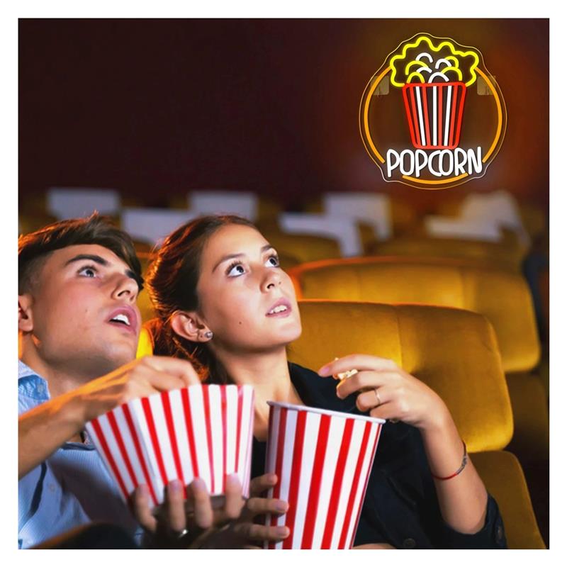 Lampe néon Popcorn à intensité - Home Cinema Today avis et prix