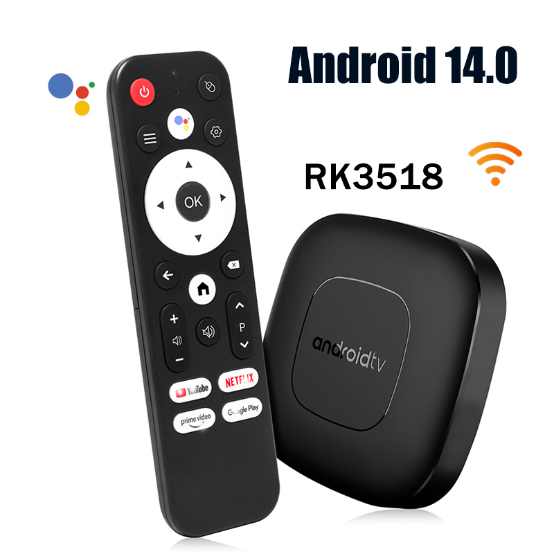 Boîtier Smart TV Android 14.0  - Home Cinema Media Player avis et prix