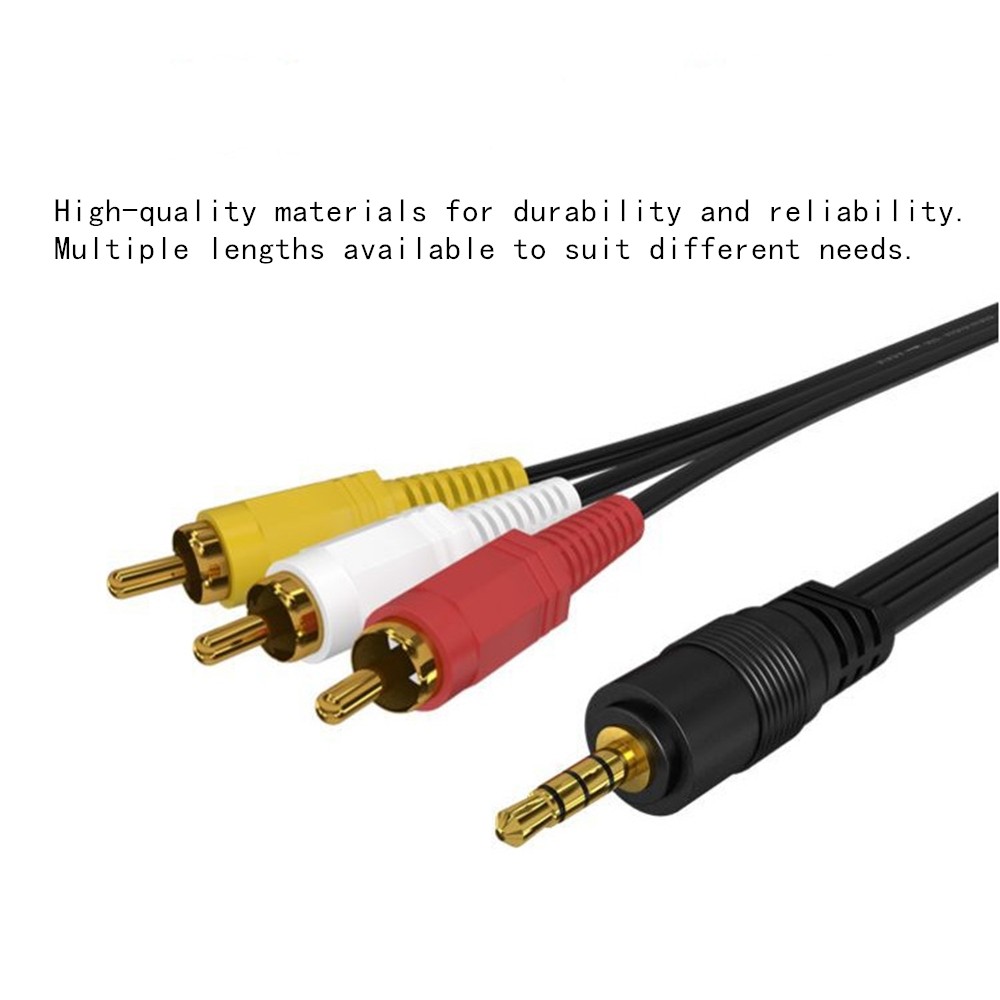 Câble Audio-vidéo RCA 3.5mm à  - Home Cinema Hall avis et prix