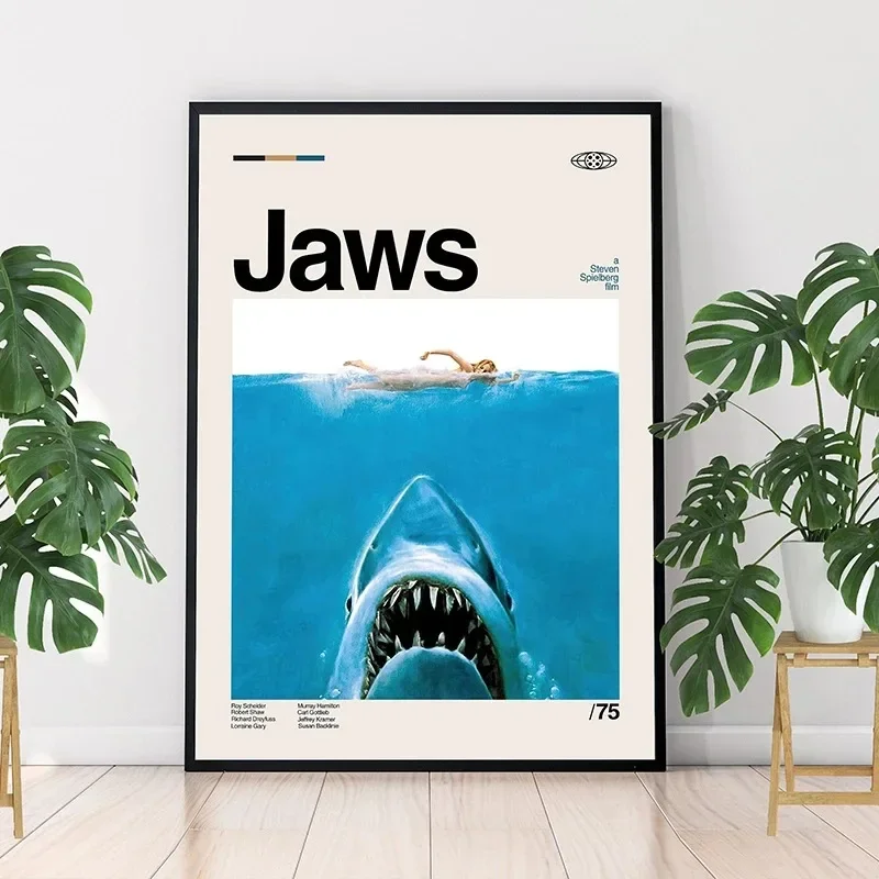 Affiche de film à mâchoires d' - Home Cinema Interiors avis et prix