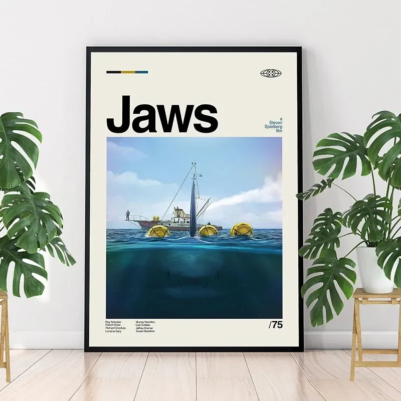 Affiche de film à mâchoires d' - Home Cinema Interiors avis et prix