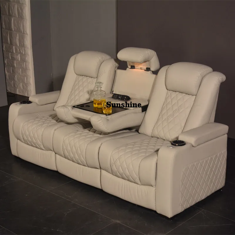 Canapé de cinéma électrique 3  - Home Cinema Interiors avis et prix