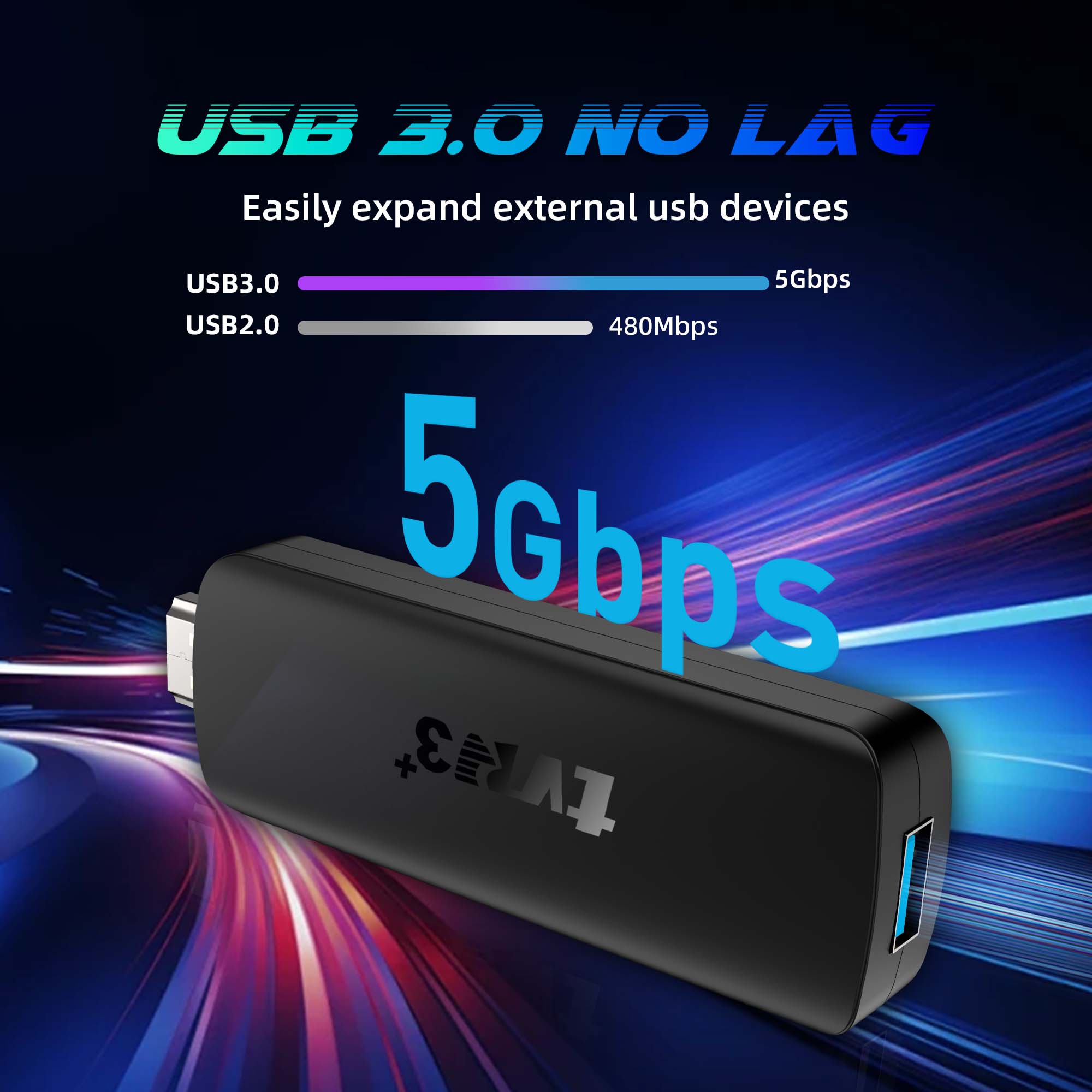 Clé TV 2026 TVR3+ avec double  - Home Cinema Media Player avis et prix