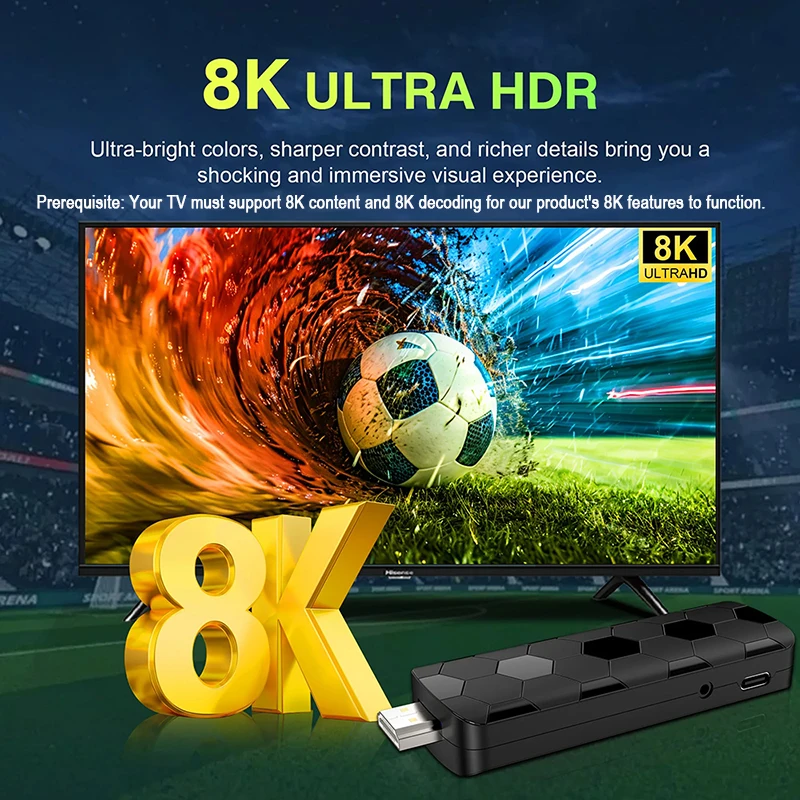 Android 16 8K Ultra HD TV Stic - Home Cinema Media Player avis et prix