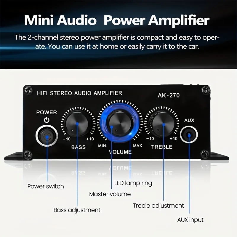 Mini amplificateur de puissanc - Home Cinema Hall avis et prix