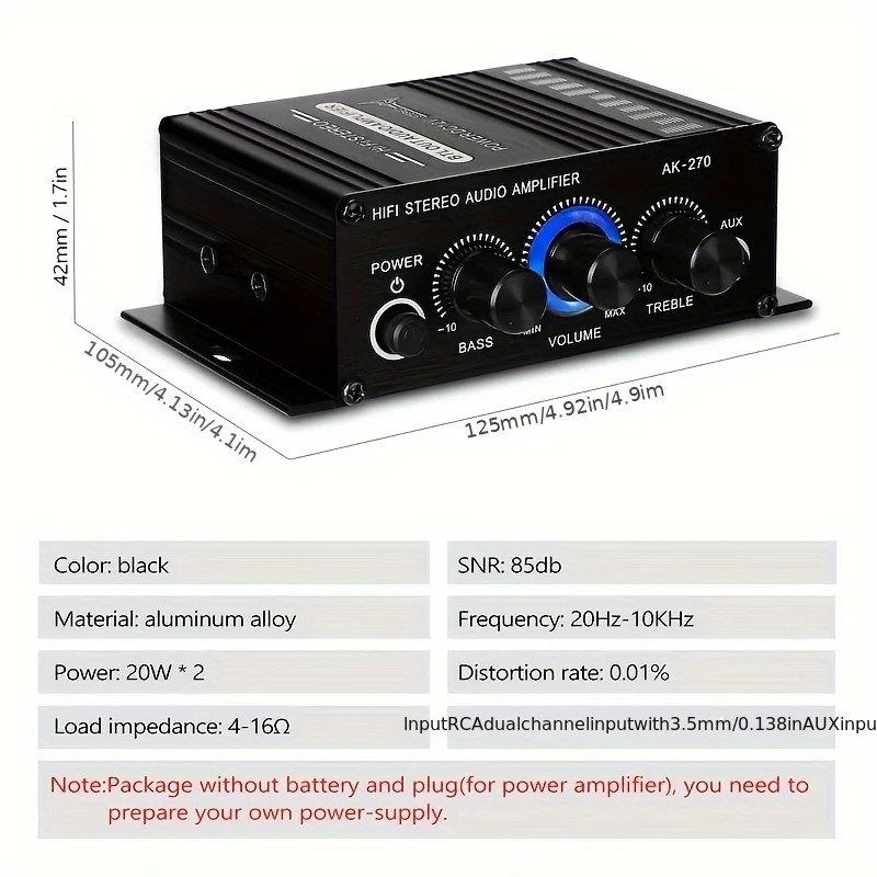 Mini amplificateur de puissanc - Home Cinema Hall avis et prix
